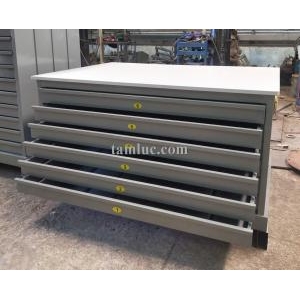 Tủ lưu bản vẽ khổ A0, A1, A2 - 7 ngăn, 10 ngăn, 12 ngăn, 15 ngăn